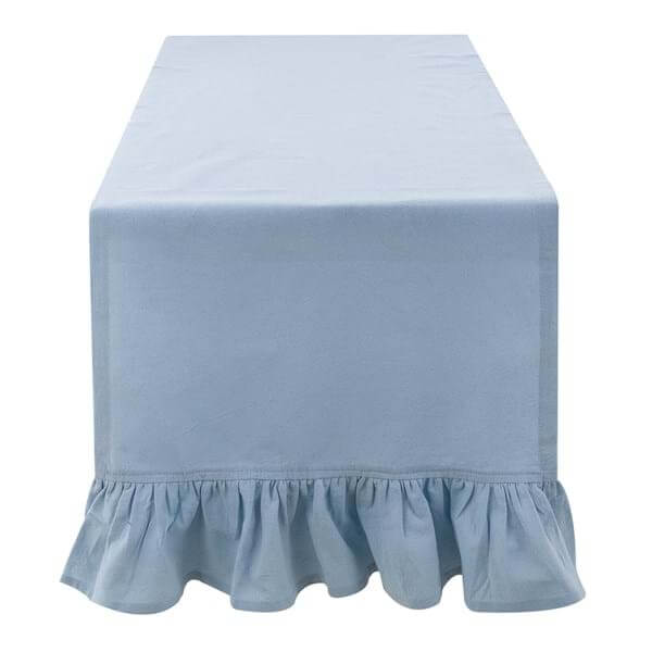 TABLE RUNNER WITH FRILL