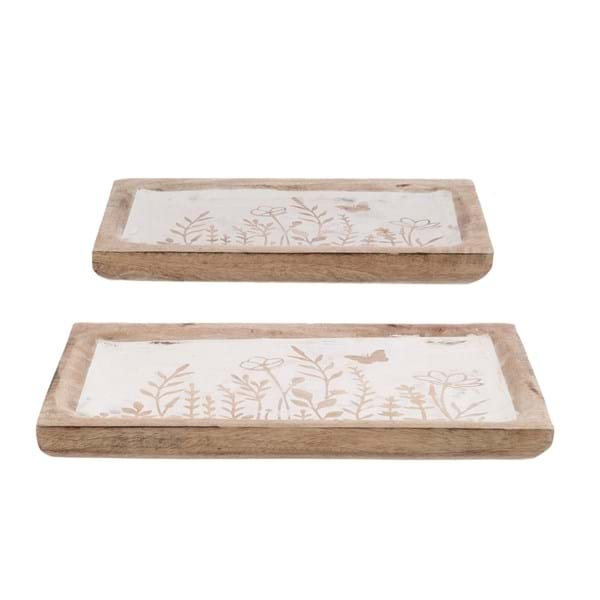 SET OF 2 TRAYS