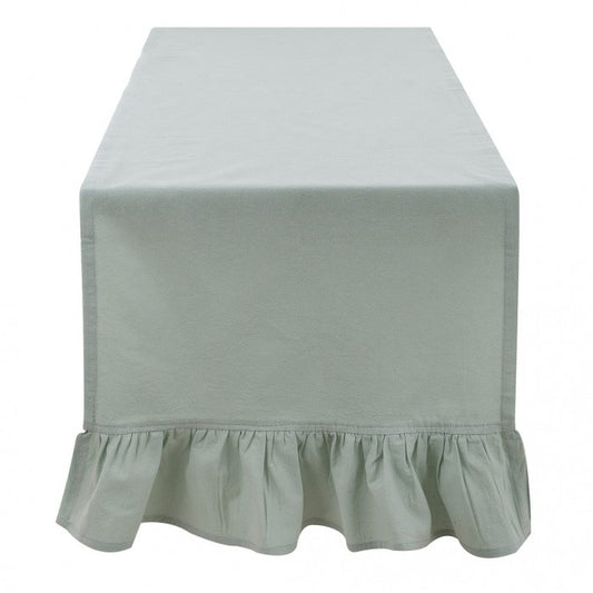 TABLE RUNNER WITH FRILL