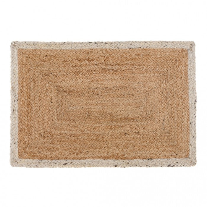 RECTANGULAR JUTE RUG